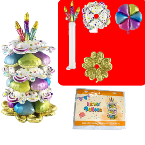 3D Cake Foil Balloons For Birthday Party