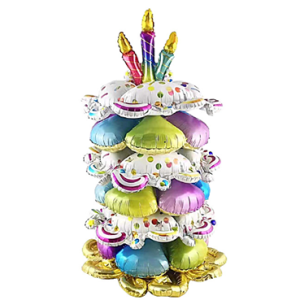 3D Cake Foil Balloons For Birthday Party
