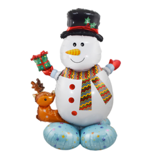 3D Snowman Foil Balloons 