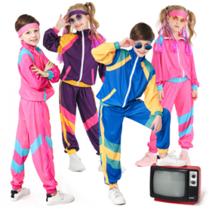 80s Funky Disco Hip Hop Costume for Kids 80s Funky Disco Hip Hop Costume for Kids