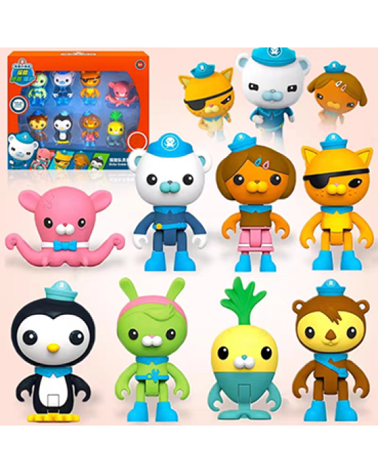 Octonauts Action Figures - Octo Crew 8 Figure Pack
