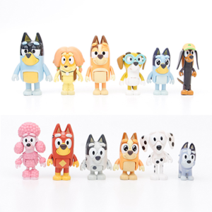 Bluey and Friends 12 Pack of 2.5-3" Poseable Figures 