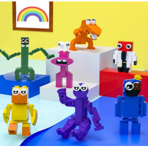 7 PCS Mini Rainbow Friends Building Blocks