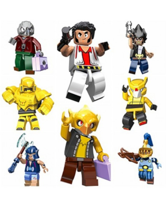 8 PCS Brawl Stars Building Blocks - Season 3