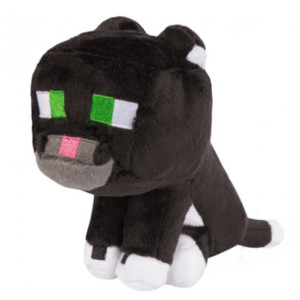 Minecraft 9" Tuxedo Cat Plush Toy