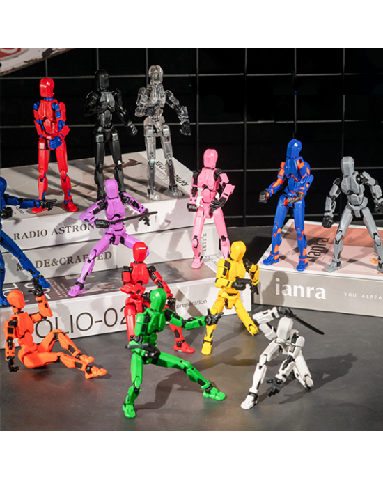 13 PCS Dummy 13 3D Printed Multi-Jointed Movable Action Figures