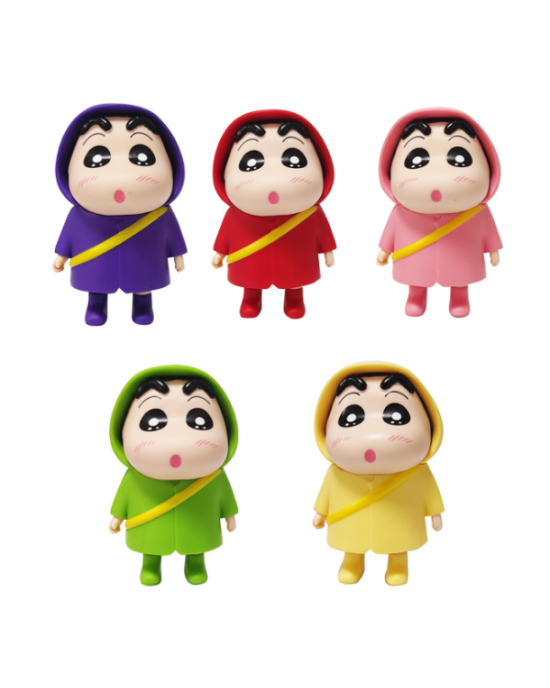 Crayon Shin-chan Raincoat Action Figure Toy