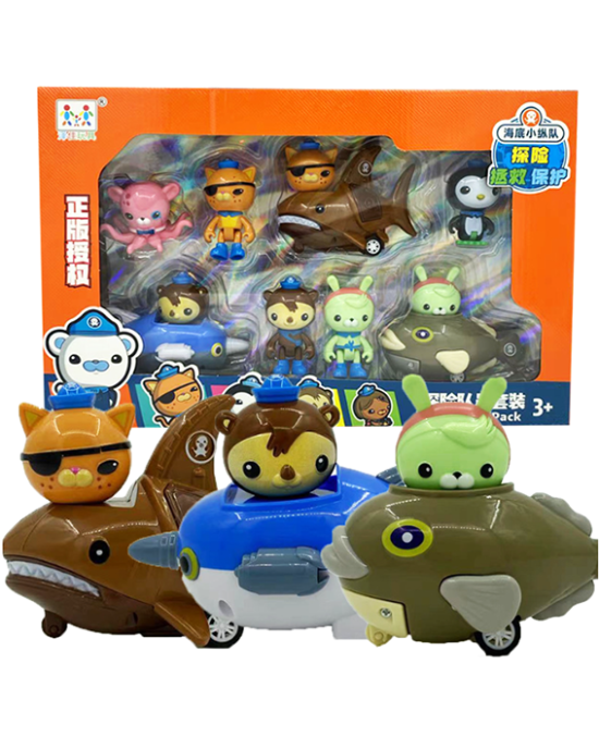 Octonauts Kwazii Shellington Tweak Car Playset
