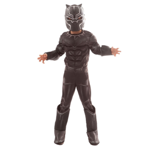 Black Panther Muscle Costume for Kids 