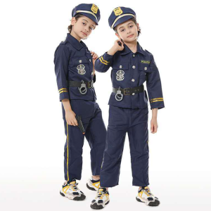 Police Officer Cop Costume for Kids 