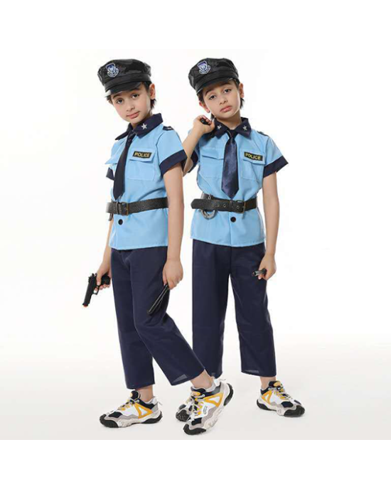 Police Cop Costume for Kids 