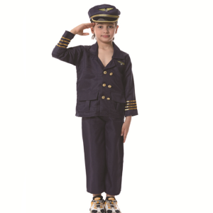 Navy Airline Pilot Costume for Kids 