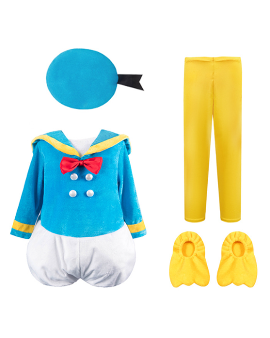 Kids Disney Donald Duck Cosplay Costume Spring