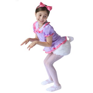 Kids Disney Daisy Duck Cosplay Costume Summer