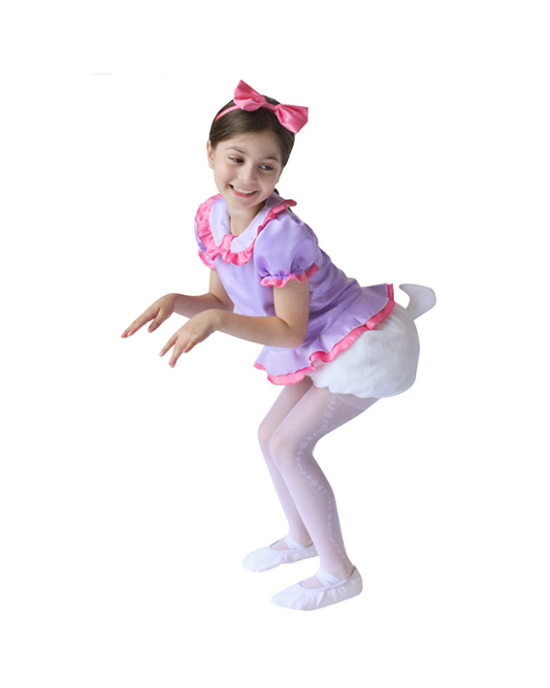 Kids Disney Daisy Duck Cosplay Costume Summer