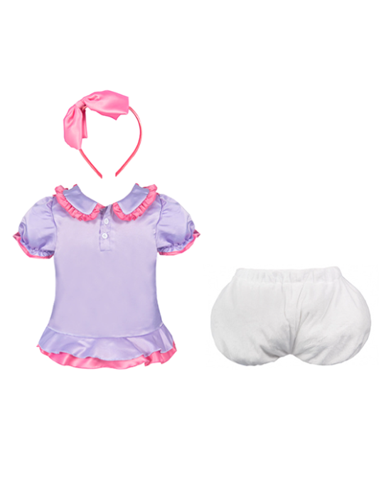 Kids Disney Daisy Duck Cosplay Costume Summer