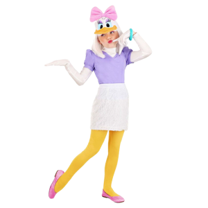 Kids Disney Daisy Duck Cosplay Costume 