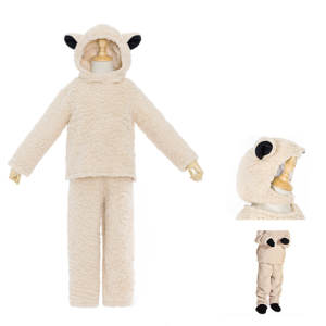 Kids Amanda the Adventurer Woolly Sheep Costume