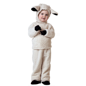 Kids Amanda the Adventurer Woolly Sheep Costume