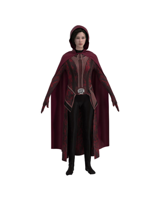 Women's Scarlet Witch Costume Wanda Maximoff Cosplay - B
