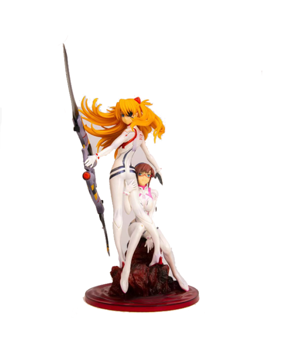 Neon Genesis Evangelion Anime Asuka Langley Soryu Mari Makinami Illustrious Action Figure 