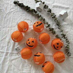 20 Battery Powered Halloween Pumpkin LED String Lights - 9.8ft 20 Battery Powered Halloween Pumpkin LED String Lights - 9.8ft