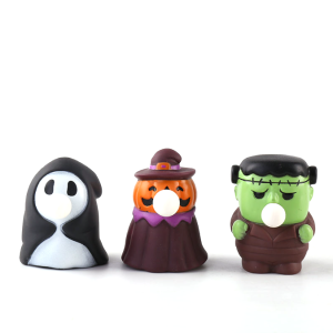 3 Pack Halloween Blow Gum Bubbles Squishies Toys  3 Pack Halloween Blow Gum Bubbles Squishies Toys