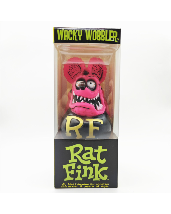 Funko Rat Fink Wacky Wobbler Figure - Pink