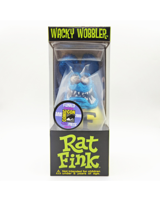 Funko Metallic Rat Fink Wacky Wobbler Figure - Blue