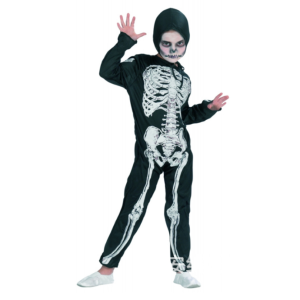 Kid's White Skeleton Cosplay Costume
