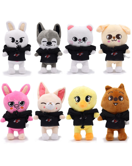 K-pop Skzoo Hoodie Plushies Set of 8