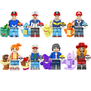 Pokémon Series Block Figure Set Of 8 KF6189