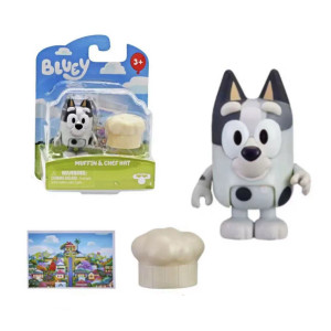 Children's Animation Work Bluey Figure Toy Set - Muffin