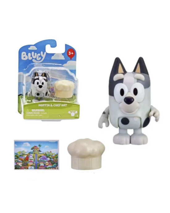 Children's Animation Work Bluey Figure Toy Set - Muffin