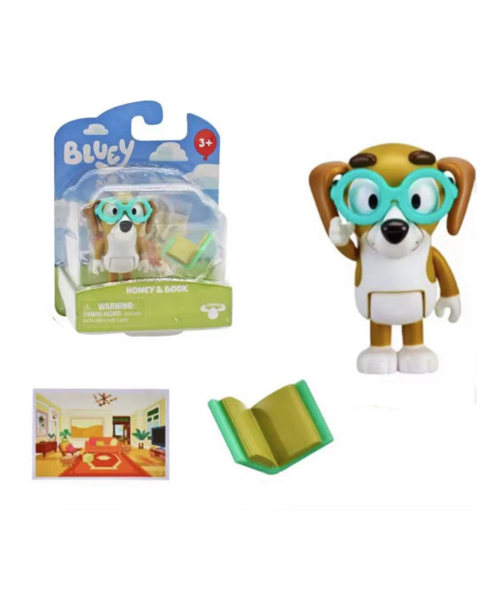 Children's Animation Work Bluey Figure Toy Set - Honey