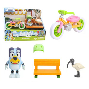 Children's Animation Work Bluey Figure Toy Set - Bluey's Bike