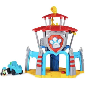 Paw Patrol Dino Rescue Dinosaur Tower Figure Toy Set With Rex