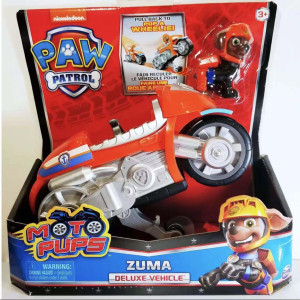 Paw Patrol Moto Pups Deluxe Vehicle Figure Toy Set - Zuma