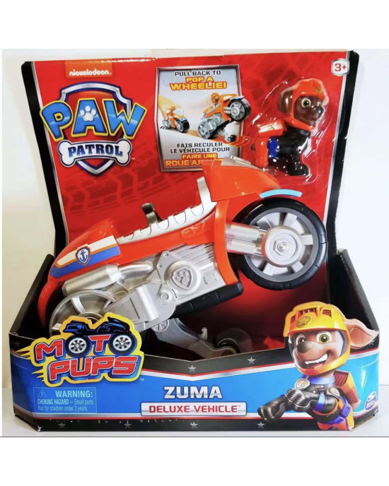 Paw Patrol Moto Pups Deluxe Vehicle Figure Toy Set - Zuma