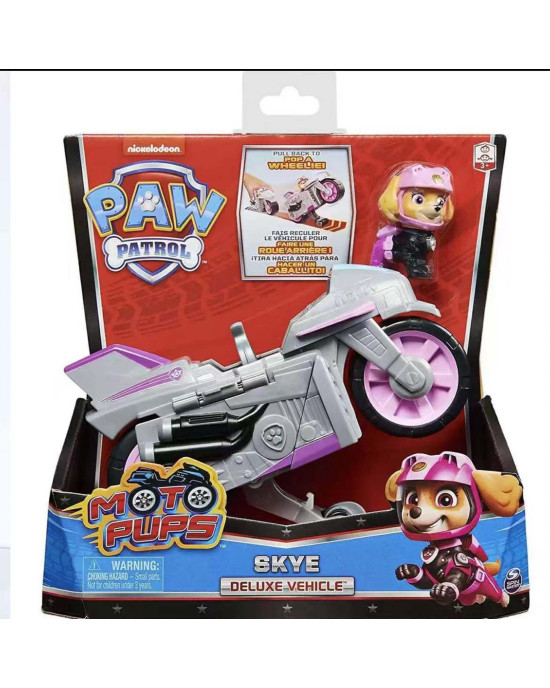 Paw Patrol Moto Pups Deluxe Vehicle Figure Toy Set - Skye