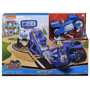 Paw Patrol Moto Pups Deluxe Vehicle Figure Toy Set - Headquarters