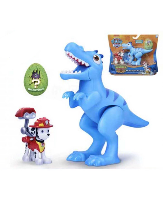 Paw Patrol Dino Rescur Figure Toy Set - Marshall