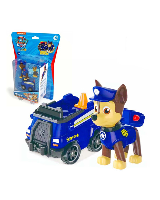 Paw Patrol Rescue Knights Series Pull-back Vehicle - Chase