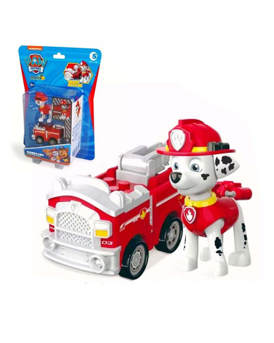 Paw Patrol Rescue Knights Series Pull-back Vehicle - Marshall