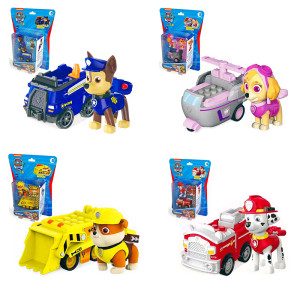 Paw Patrol Rescue Knights Series Pull-back Vehicle Set Of 4