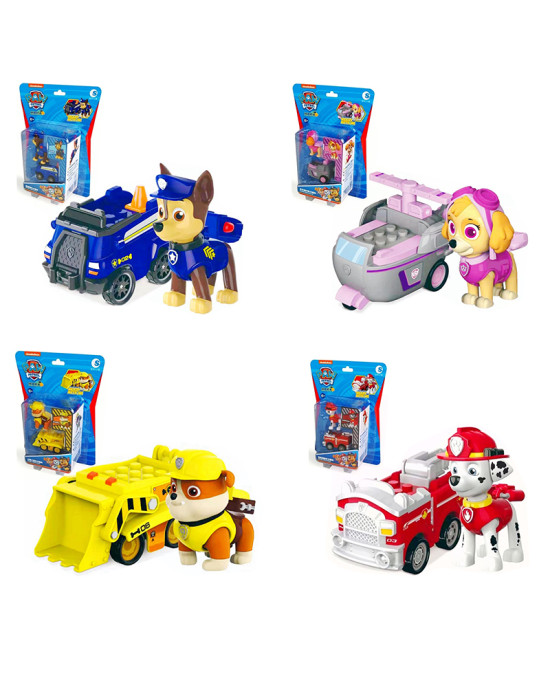 Paw Patrol Rescue Knights Series Pull-back Vehicle Set Of 4