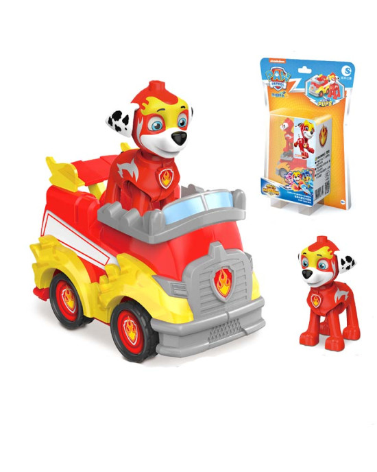 Paw Patrol Pull-back Vehicle - Mighty Marshall