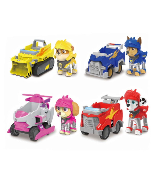 Paw Patrol Pull-back Vehicle Knights Set of 4 