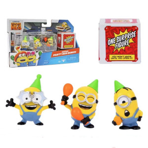 Despicable Me 4 Series Toy Figure Set - Minions Party Bus Bunch
