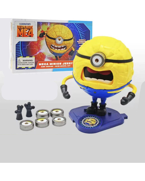 Despicable Me 4 Series Toy Figure Set - Mege Minions Jerry Model Kit